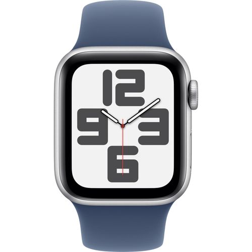0195949642333 - Smartwatch APPLE Watch SE (2024) Smartwatches Gr 40 mm ohne eSIM S M Sport Band silberfarben (silber) 0195949642333 - Smartwatch APPLE Watch SE (2024) Smartwatches Gr 40 mm ohne eSIM S M Sport Band silberfarben (silber)