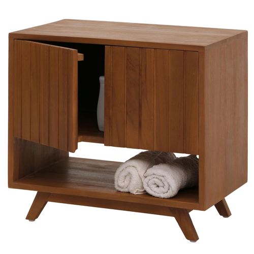 4057651843858 - Teak-Waschbeckenunterschrank MCW-M92 Waschtisch Schrank hochwertiges B-Grade-Teak (Kernholz 20-30 Jahre) 61x65x40cm 4057651843858 - Teak-Waschbeckenunterschrank MCW-M92 Waschtisch Schrank hochwertiges B-Grade-Teak (Kernholz 20-30 Jahre) 61x65x40cm