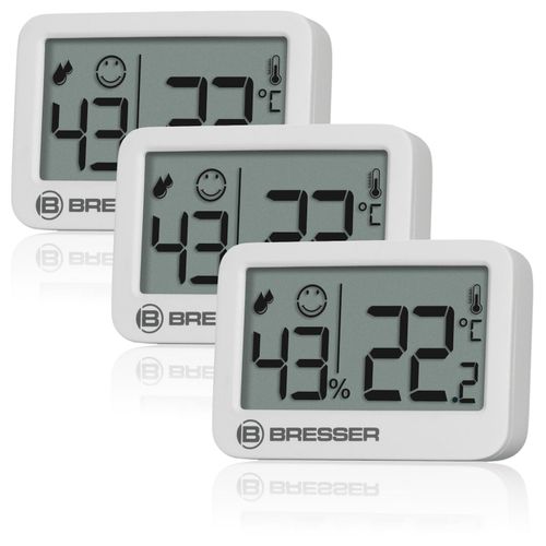 4007922090009 - BRESSER Tempy Thermo-Hygrometer 3er-Set 4007922090009 - BRESSER Tempy Thermo-Hygrometer 3er-Set
