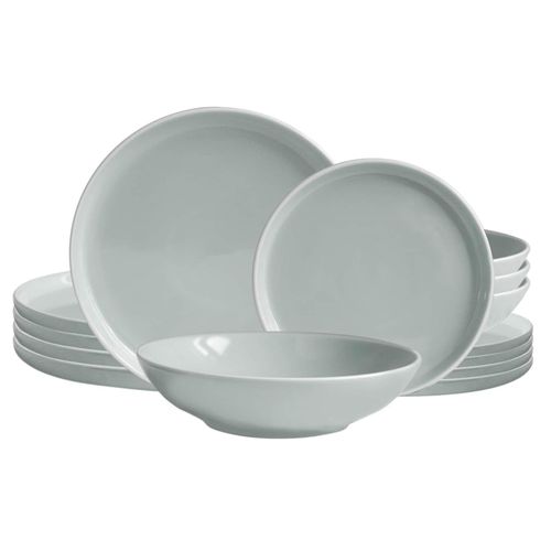 4260238065790 - Echtwerk 18-teiliges Vintage Tafelservice Nerea Nature-Design für 6 Personen Pastellfarbenes Geschirrset aus Steingut mit 6 x Speiseteller 6 x Beilagenteller 6 x Suppenteller Grau 4260238065790 - Echtwerk 18-teiliges Vintage Tafelservice Nerea Nature-Design für 6 Personen Pastellfarbenes Geschirrset aus Steingut mit 6 x Speiseteller 6 x Beilagenteller 6 x Suppenteller Grau