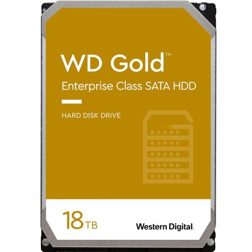 0718037875804 - WD 89cm (35) 18TB SATA3 WD181KRYZ 7200 512MB Gold intern bulk 0718037875804 Western Digital