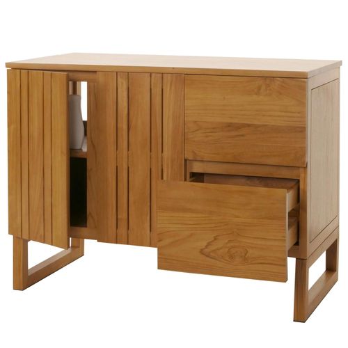 4057651852058 - Teak-Waschbeckenunterschrank MCW-M72 Waschtisch Schrank hochwertiges B-Grade-Teak (Kernholz 20-30 Jahre) 82x106x56cm 4057651852058 - Teak-Waschbeckenunterschrank MCW-M72 Waschtisch Schrank hochwertiges B-Grade-Teak (Kernholz 20-30 Jahre) 82x106x56cm