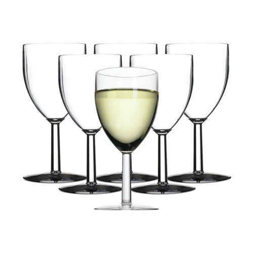4262487290923 - Kunststoff-Weißweingläser 200 ml 6er Set