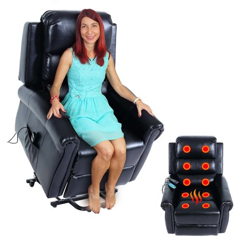 4057651605043 - Fernsehsessel MCW-K63 Relaxsessel Sessel Liegefunktion Aufstehhilfe Massage Heizfunktion Kunstleder ~ schwarz 4057651605043 - Fernsehsessel MCW-K63 Relaxsessel Sessel Liegefunktion Aufstehhilfe Massage Heizfunktion Kunstleder ~ schwarz