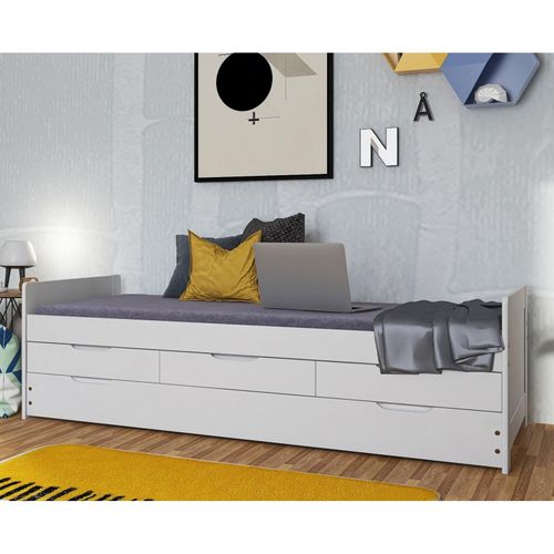 4010340402453 - Kinderbett Gästebett Desert Rain 90x200 cm inkl Lattenrost - Kiefer Massivholz 4010340402453 - Kinderbett Gästebett Desert Rain 90x200 cm inkl Lattenrost - Kiefer Massivholz