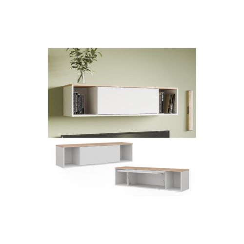 4066731466320 - Wandregal Betti Weiß Sonoma 120 x 30 cm