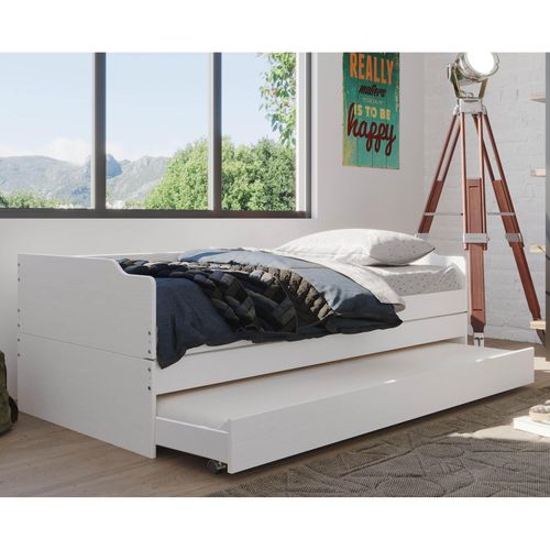4010340292573 - Funktionsbett „Aus eins mach drei“ - 3 Liegeflächen - 90 x 200 - versch Farben - Weiss 4010340292573 - Funktionsbett „Aus eins mach drei“ - 3 Liegeflächen - 90 x 200 - versch Farben - Weiss
