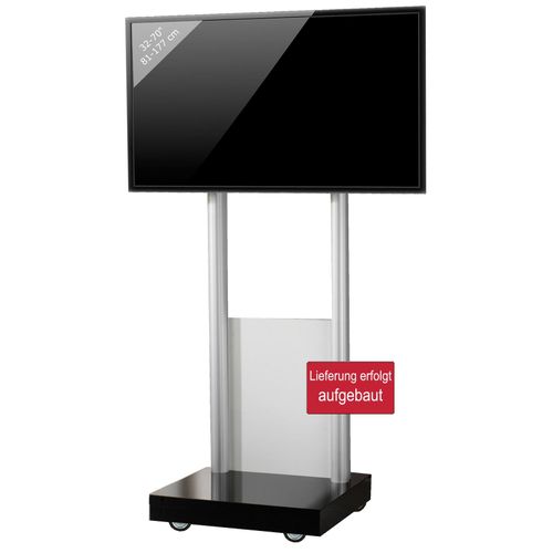 4012246189711 - TV Standfuß Rollen Fernseh Wagen Ständer rollbar Maße ca H 177 x B 70 x T 65 cm Präsentationsfuß - Monte Visolo1 4012246189711 - TV Standfuß Rollen Fernseh Wagen Ständer rollbar Maße ca H 177 x B 70 x T 65 cm Präsentationsfuß - Monte Visolo1