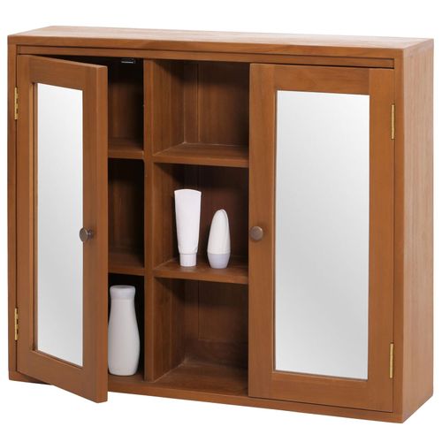 4057651843681 - Teak-Spiegelschrank MCW-M85 Badspiegelschrank hochwertiges B-Grade-Teak (Kernholz 20-30 Jahre) 70x80x20cm 4057651843681 - Teak-Spiegelschrank MCW-M85 Badspiegelschrank hochwertiges B-Grade-Teak (Kernholz 20-30 Jahre) 70x80x20cm