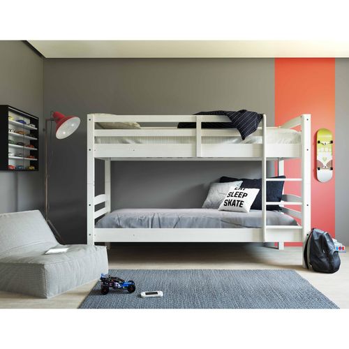 4010340292603 - Rick Etagenbett 90x200 Hochbett Kinderbett Kinderzimmer Bett 2x Lattenrost weiß 4010340292603 - Rick Etagenbett 90x200 Hochbett Kinderbett Kinderzimmer Bett 2x Lattenrost weiß