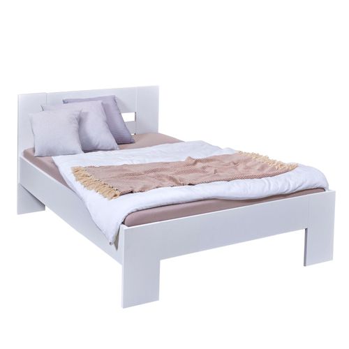 4010340554398 - Bettgestell Annik 90x200 cm - versch Ausführungen - Weiss 4010340554398 - Bettgestell Annik 90x200 cm - versch Ausführungen - Weiss