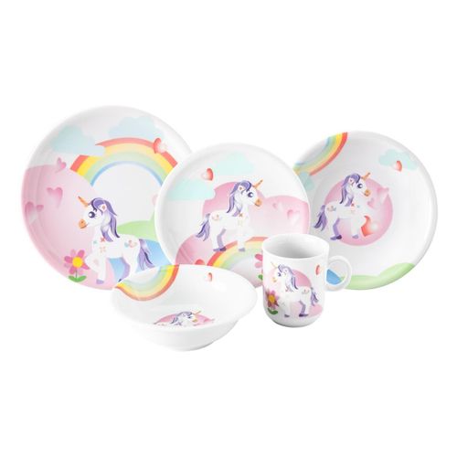 4262487295379 - Kindergeschirr Set Compact Mein kleines Einhorn 5er Set