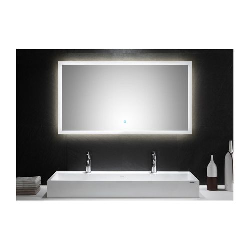 4251461500189 - POSSEIK Spiegel mit Beleuchtung weiß 1200 x 32 x 650 cm