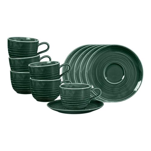 4262487295904 - Kaffeetassen mit Untertassen Terra 260 ml 6er Set