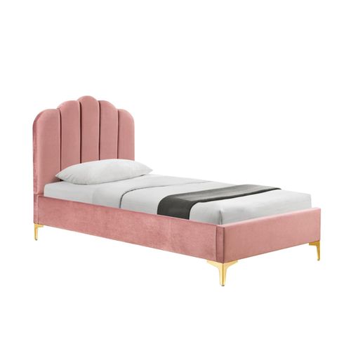4255701920324 - Polsterbett 90 x 200 cm Yoris Pink