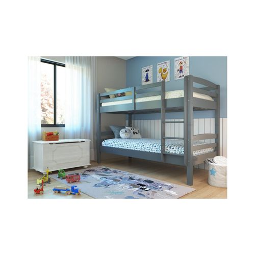 4010340352680 - Inter Link Etagenbett Lavius 90 x 200 cm grau inkl 2 Lattenroste 4010340352680 - Inter Link Etagenbett Lavius 90 x 200 cm grau inkl 2 Lattenroste