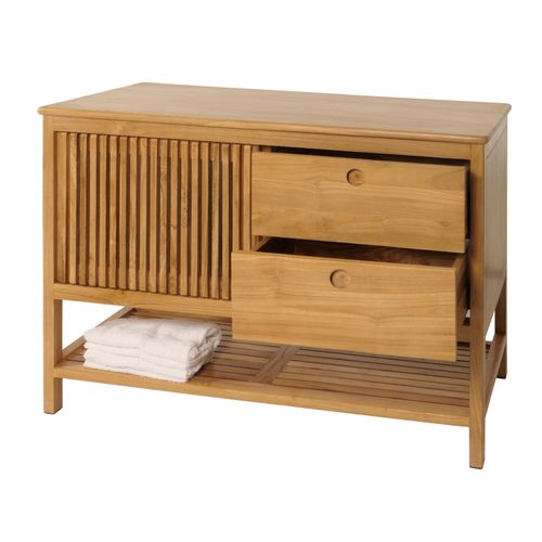 4057651823508 - Teak-Waschbeckenunterschrank MCW-M70 Waschtisch Schrank hochwertiges B-Grade-Teak (Kernholz 20-30 Jahre) 81x106x55cm 4057651823508 - Teak-Waschbeckenunterschrank MCW-M70 Waschtisch Schrank hochwertiges B-Grade-Teak (Kernholz 20-30 Jahre) 81x106x55cm