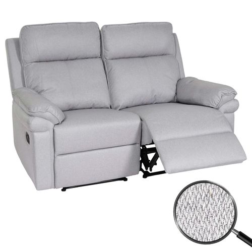 4057651629391 - 2er Kinosessel MCW-L94 Relaxsessel Fernsehsessel mit Armlehne Liegefunktion Nosagfederung Stoff Textil ~ hellgrau 4057651629391 - 2er Kinosessel MCW-L94 Relaxsessel Fernsehsessel mit Armlehne Liegefunktion Nosagfederung Stoff Textil ~ hellgrau