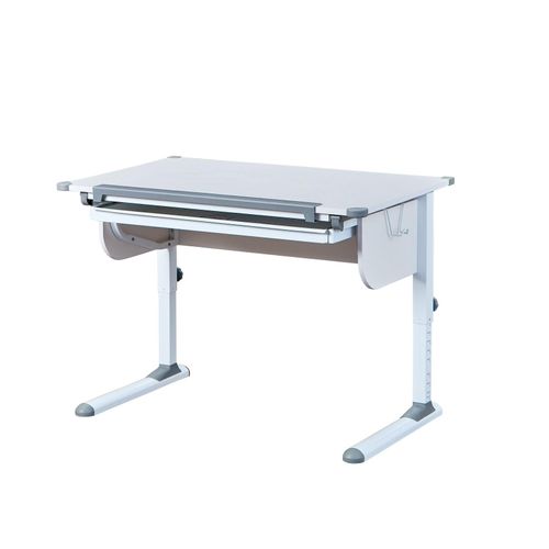 4010340986908 - ergonomischer Schülerschreibtisch Studare in Weiss und Grau mit 1 Schublade 4010340986908 - ergonomischer Schülerschreibtisch Studare in Weiss und Grau mit 1 Schublade