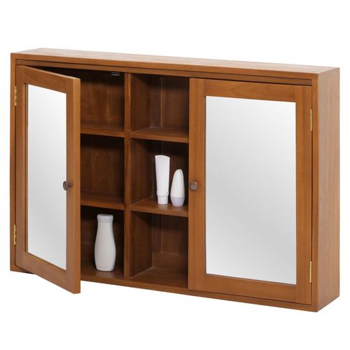 4057651846071 - Teak-Spiegelschrank MCW-M85 Badspiegelschrank hochwertiges B-Grade-Teak (Kernholz 20-30 Jahre) 70x100x20cm 4057651846071 - Teak-Spiegelschrank MCW-M85 Badspiegelschrank hochwertiges B-Grade-Teak (Kernholz 20-30 Jahre) 70x100x20cm