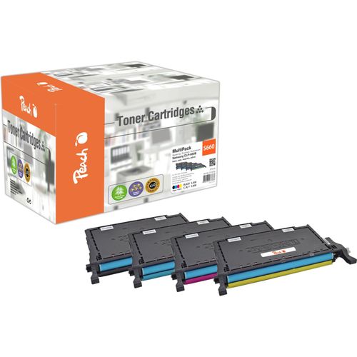 7640162273787 - S660 4 Toner XL (bk c m y) ersetzt Samsung CLP-660 für zB Samsung CLP -607 N Samsung CLP -610 ND Samsung CLP -610 Samsung CLP -660 (wiederaufbereitet)