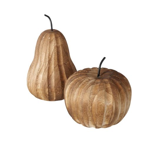 4066076294657 - Deko-Apfel Birne ARGON (DH 10x14 cm)