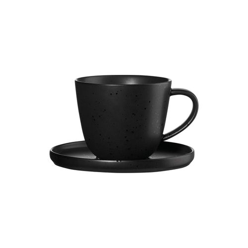 4024433008866 - Kaffeetasse mit Untertasse Kuro Schwarz (2-teilig) 4024433008866 - Kaffeetasse mit Untertasse Kuro Schwarz (2-teilig)
