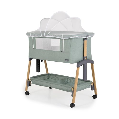 3800146249717 - Babybett Beistellbett Adoro verstellbar Matratze Moskitonetz Räder grün 3800146249717 - Babybett Beistellbett Adoro verstellbar Matratze Moskitonetz Räder grün