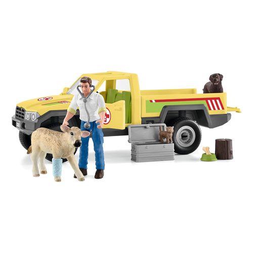 4059433047706 - Farm World 42503 Tierarztbesuch auf dem Bauernhof Spielfiguren-Set 4059433047706 Schleich