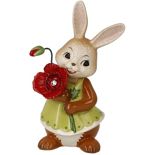 4005169366277 - Osterhase GOEBEL Figur Hasenmädchen - Ein kleines Dankeschön bunt B7cm H12cm T55cm Steingut Dekofiguren Osterfigur Dekofigur Ostern Osterdekoration