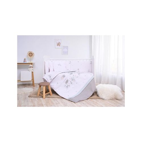 3800166106779 - Babybettwäsche Set Smile 6-teilig Decke 140x95 Kissen 43x35 Bett 120x60 weiß 3800166106779 - Babybettwäsche Set Smile 6-teilig Decke 140x95 Kissen 43x35 Bett 120x60 weiß