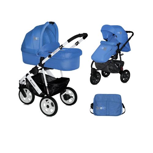 3800151908159 - Kinderwagen 2 in 1 Monza Luftreifen Wickeltasche Babywanne Sportsitz blau 3800151908159 - Kinderwagen 2 in 1 Monza Luftreifen Wickeltasche Babywanne Sportsitz blau