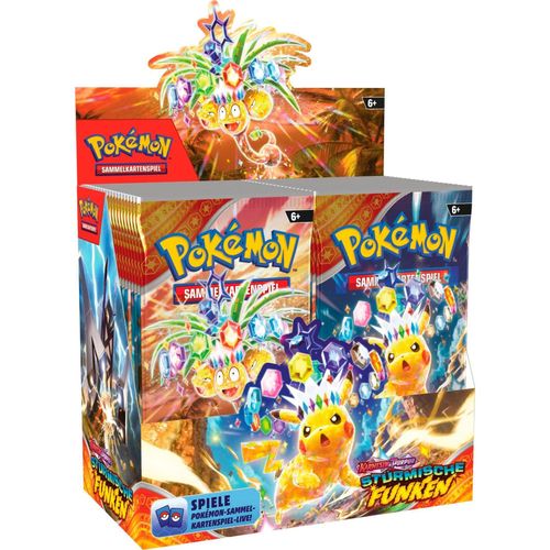 0820650469480 - Pokemon Sammelkarten Pokémon-TCG Karmesin & Purpur – Stürmische Funken - Booster Display 0820650469480 - Pokemon Sammelkarten Pokémon-TCG Karmesin & Purpur – Stürmische Funken - Booster Display