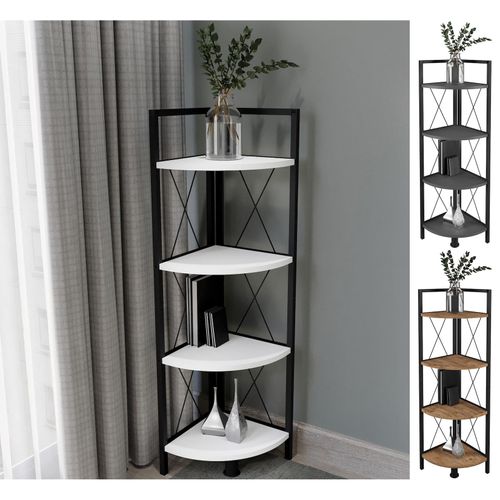 4051814434884 - Standregal Holz Metall Eckregal Aufbewahrung Stand Regal Bücherregal Deko Bücher Standregal Insasi 4 Gr 34 honig eiche B34cm H122cm T34cm Holzwerkstoff Holz Spanplatte Regale 4051814434884 - Standregal Holz Metall Eckregal Aufbewahrung Stand Regal Bücherregal Deko Bücher Standregal Insasi 4 Gr 34 honig eiche B34cm H122cm T34cm Holzwerkstoff Holz Spanplatte Regale