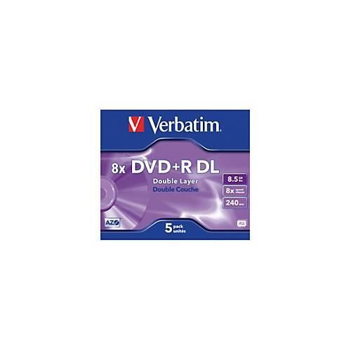 0023942435419 - Jewel Case 8 DVD+R 12cm 1x5 Verbatim DVD+R Double Layer 8x Speed Jewel Case 85GB 43541 0023942435419 0023942435419 - Jewel Case 8 DVD+R 12cm 1x5 Verbatim DVD+R Double Layer 8x Speed Jewel Case 85GB 43541 0023942435419