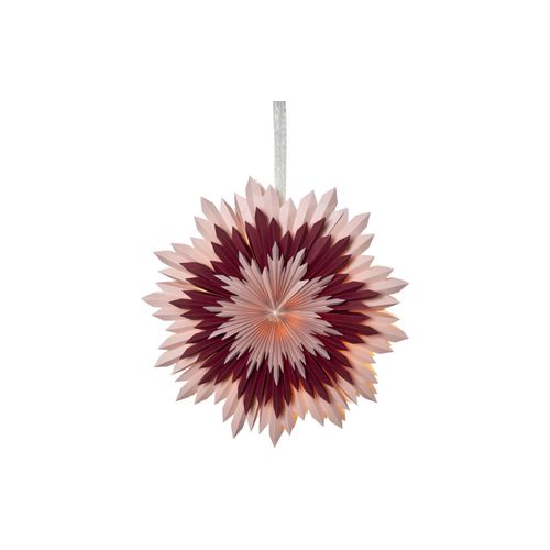 7391482050496 - Star Trading - Star Papierstern Ice pink zerknittertes Papier