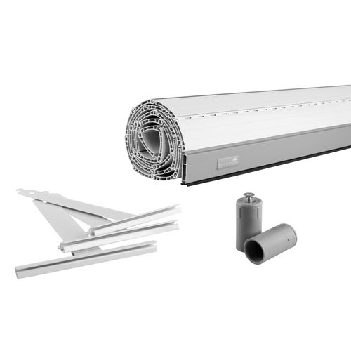 4003971390213 - Rolladenpanzer Set PVC Maxi 120 x 140 cm für 60 mm Stahlrohrwellen inkusive Rolladen Aufhängefeder Alu-Endleiste Rolladenstopper weiß 4003971390213 - Rolladenpanzer Set PVC Maxi 120 x 140 cm für 60 mm Stahlrohrwellen inkusive Rolladen Aufhängefeder Alu-Endleiste Rolladenstopper weiß