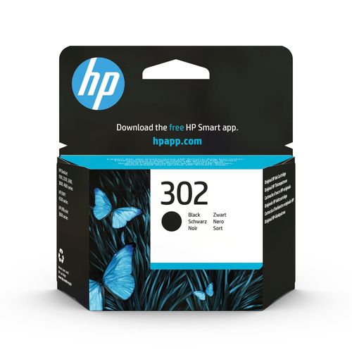 0888793803042 - Hewlett Packard Tintenpatrone Nr 302 F6U66AE Schwarz (ca 170 Seiten) F6U66AE