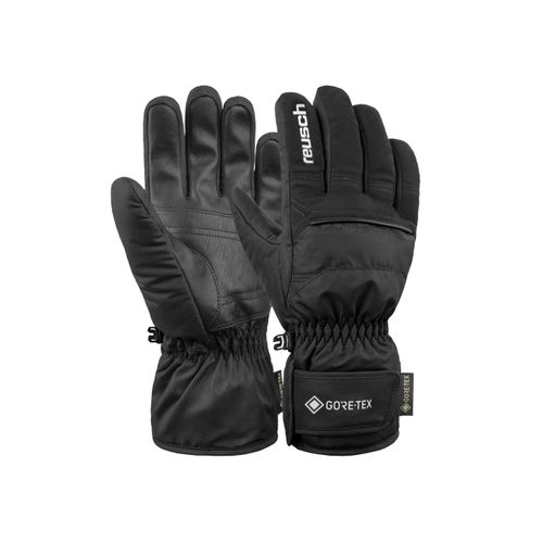 4060485485408 - Skihandschuhe REUSCH Snow Ranger GORE-TEX Damen Gr 105 schwarz-weiß (schwarz weiß) 84% Polyester 15% Polyurethan 1% Elasthan mehrfarbig Klassisch Handschuhe mit dauerhaftem Wetterschutz