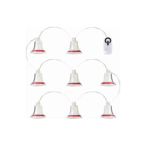 5707310564400 - LED-Lichterkette »LED Lichterkette Tiffany Glocke Rot« 8 St-flammig 5707310564400 - LED-Lichterkette »LED Lichterkette Tiffany Glocke Rot« 8 St-flammig