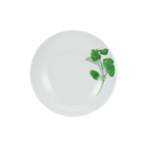 4045486209109 - Pastateller Europa Kräuter in weiß mit Basilikum-Motiv 26 cm 4045486209109 - Pastateller Europa Kräuter in weiß mit Basilikum-Motiv 26 cm