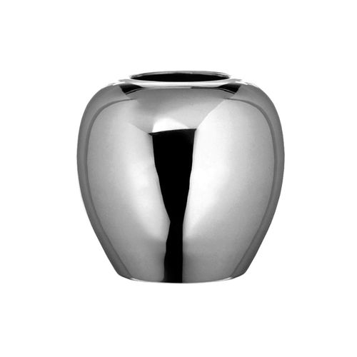 4042911570117 - Dekovase FINK LOSONE Vasen Gr H 25 cm Ø 25 cm silberfarben Tischvase aus Metall vernickelt Höhe 25 cm x Ø 4042911570117 - Dekovase FINK LOSONE Vasen Gr H 25 cm Ø 25 cm silberfarben Tischvase aus Metall vernickelt Höhe 25 cm x Ø