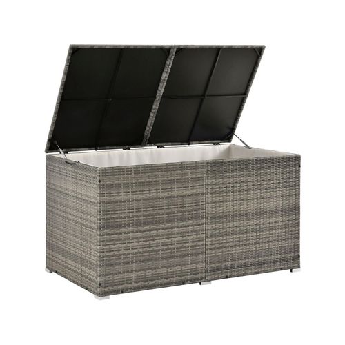 4260565524540 - Polyrattan Auflagenbox Ikaria 950 L mit Deckel & Innenplane – Garten Kissenbox Gartenbox 4260565524540 - Polyrattan Auflagenbox Ikaria 950 L mit Deckel & Innenplane – Garten Kissenbox Gartenbox