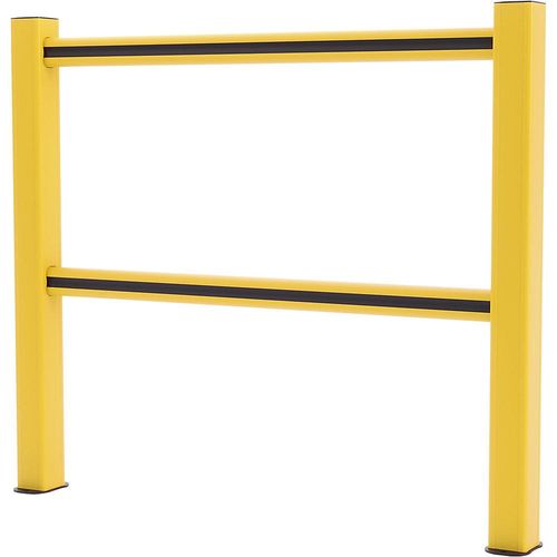 5407011840314 - Boplan Schutzgeländer Flex Impact® HD Light gelbe Pfosten - gelb schwarz gestreift Breite 1250 mm 5407011840314 - Boplan Schutzgeländer Flex Impact® HD Light gelbe Pfosten - gelb schwarz gestreift Breite 1250 mm