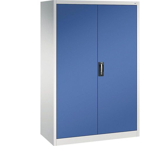 4069361416079 - Werkstatt-Flügeltürschrank HxBxT 1950 x 1200 x 600 mm lichtgrau   enzianblau C+P