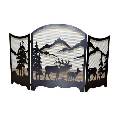 4046884071824 - möbel direkt online Kamingitter Kaminparavent Rosalie