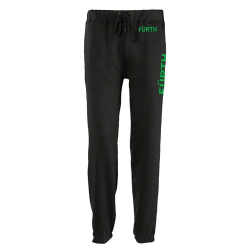 4068859564476 - multifanshop Jogginghose - Fürth - Bund & Seite - Druck grün - Trainingshose