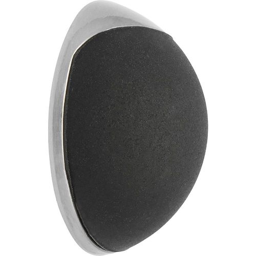 4001073396720 - Wandtürstopper SOG WALL Ø 30 mm VE 2 Stk 12 mm silber schwarz Wagner 4001073396720 - Wandtürstopper SOG WALL Ø 30 mm VE 2 Stk 12 mm silber schwarz Wagner