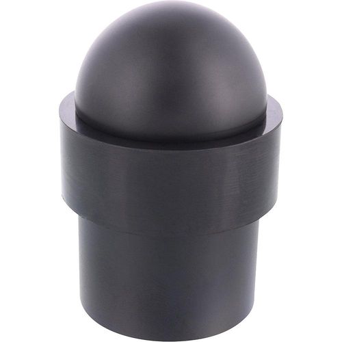 4001073098259 - Bodentürstopper Ø 35 mm VE 2 Stk Höhe 50 mm silber schwarz Wagner