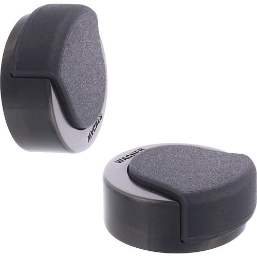 4001073097740 - Boden- Wandtürstopper LxBxH 39 x 38 x 15 mm VE 2 Stk schwarz-matt Wagner
